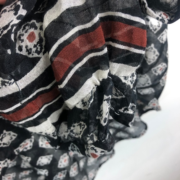 Free People One Before Dawn Printed Wrap Blouse - Picture 5 of 6